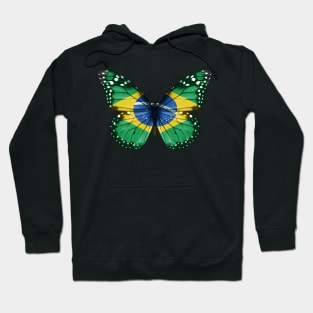 Brazilian Flag  Butterfly - Gift for Brazilian From Brazil Hoodie